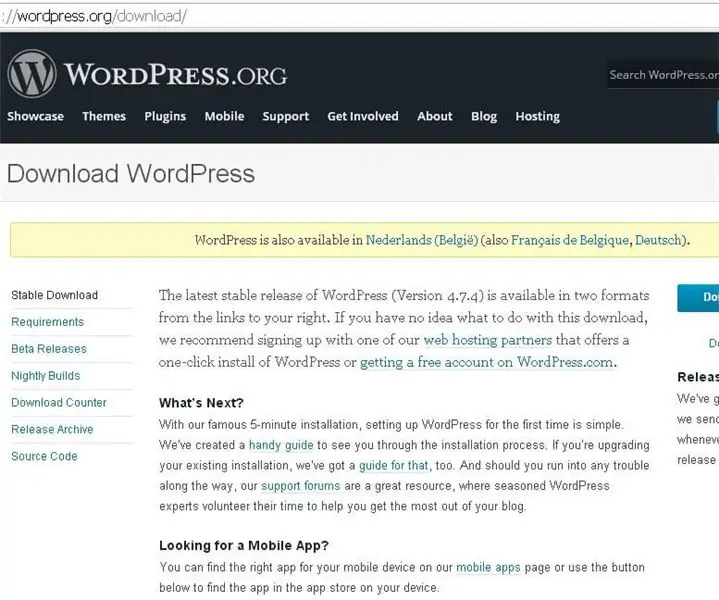 Kako instalirati WordPress?: 6 koraka