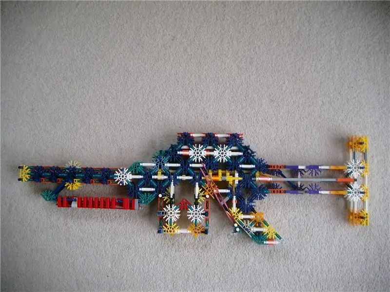 O rifle de ação Storm 220 V1.7 Knex: 10 etapas