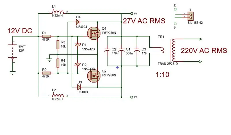 Grandinės ir PCB išdėstymas