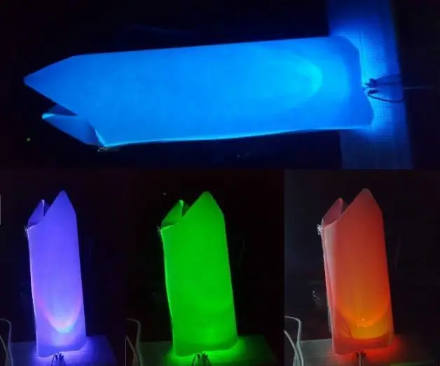 RGB lampa pomoću Arduina: 4 koraka