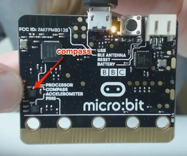 Partes y características de microbit