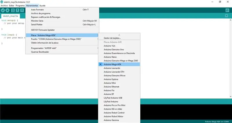 O'rnatish va sozlash ID De Arduino