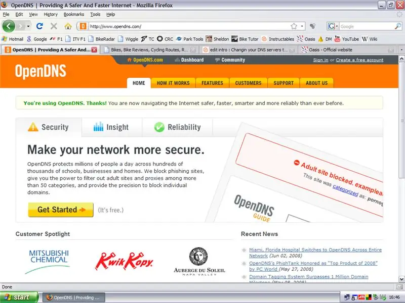 Pakeiskite savo DNS serverius į „OpenDNS“: 6 veiksmai