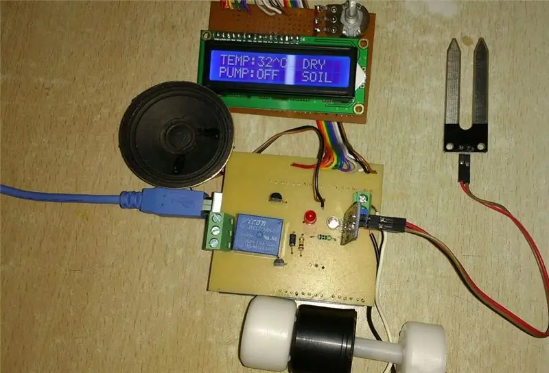 Hvordan lage et automatisk vanningssystem ved hjelp av Arduino