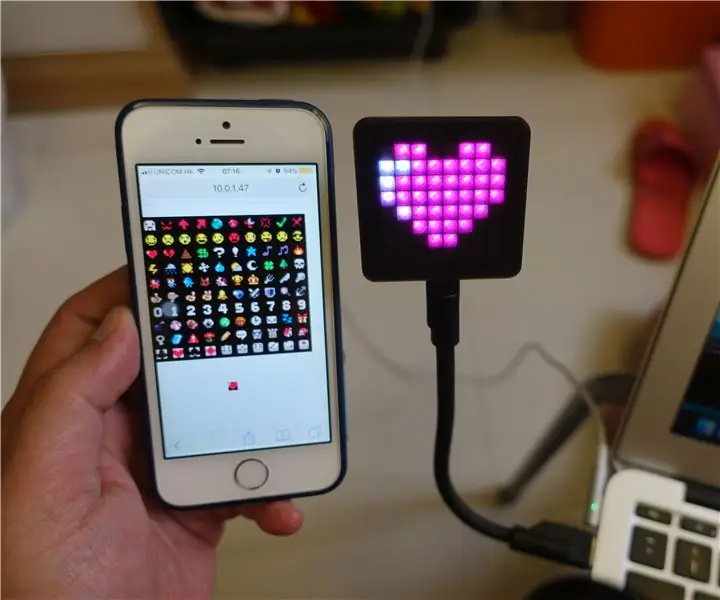 IoT Emoji Sign: 9 steg (med bilder)