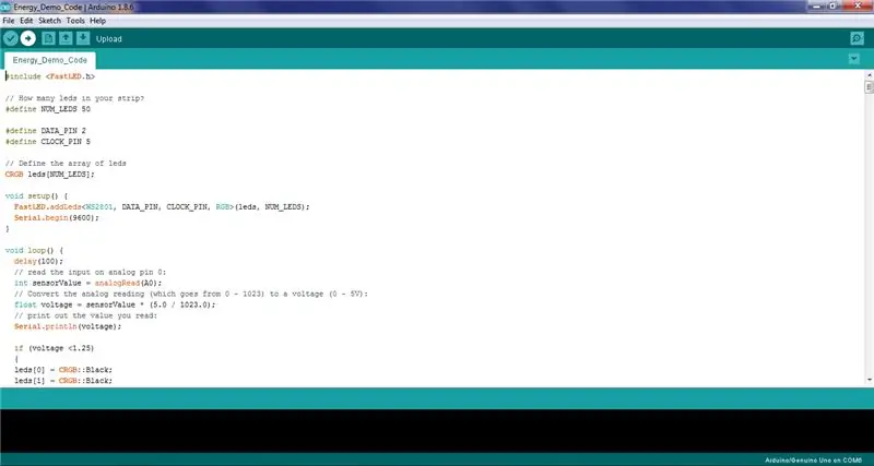 Arduino -koodin muuttaminen