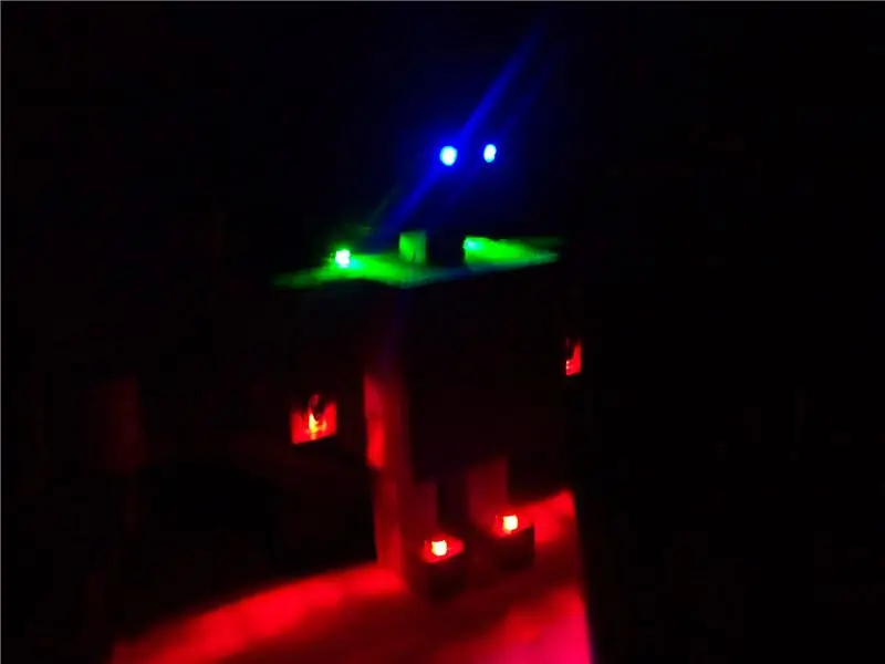 Cool ROBOT: s čarobnimi LED močmi: 10 korakov