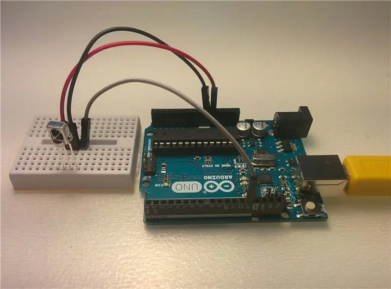 Conexión del sensor de infrarrojos a Arduino