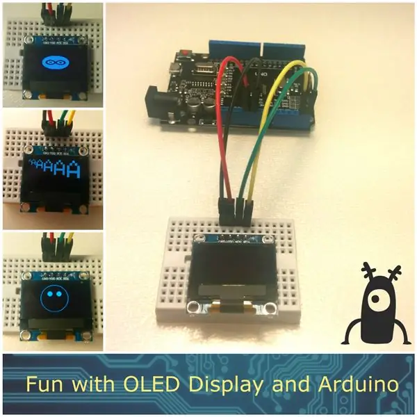 Distracție cu ecran OLED și Arduino