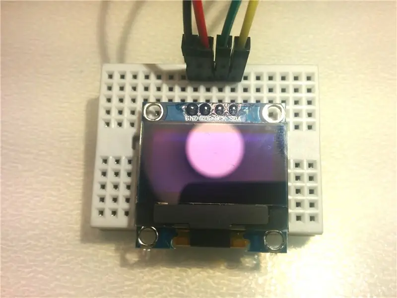 Laidų OLED ekrano modulio prijungimas prie „Arduino“