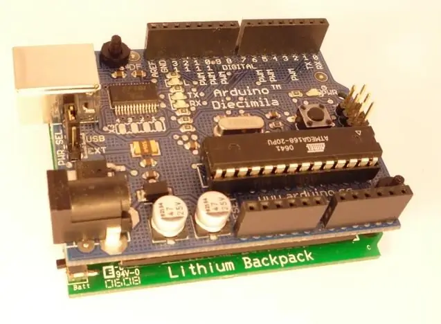 Comment installer l'Arduino sur le sac à dos au lithium