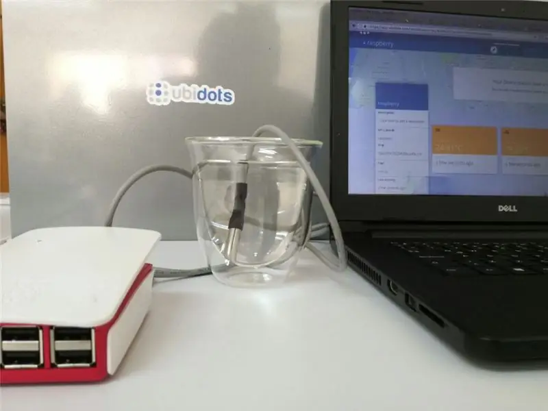 DIY Raspberry Pi የሙቀት ስርዓት ከ Ubidots ጋር