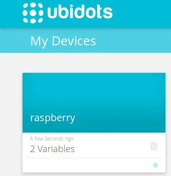 Sende data til Ubidots for visualisering