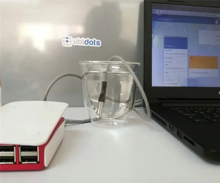 DIY Raspberry Pi ระบบอุณหภูมิด้วย Ubidots: 7 ขั้นตอน (พร้อมรูปภาพ)