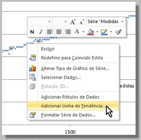 เติมช่องว่าง - Trend Line