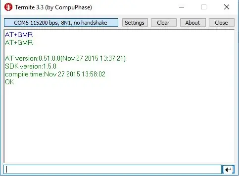 ESP8266 AT režīmā