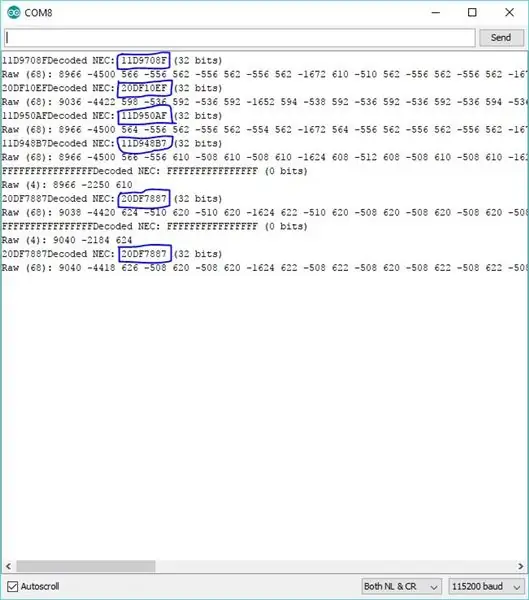 DECODERING van 'n afstandsbediening | KRING | Kode