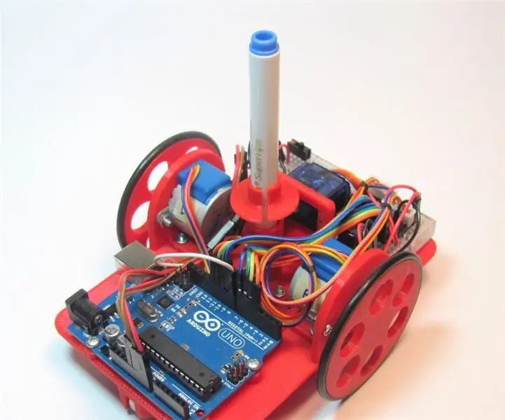 Kreslicí robot pro Arduino: 18 kroků (s obrázky)