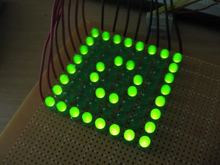 Matriks LED Menggunakan Shift Register