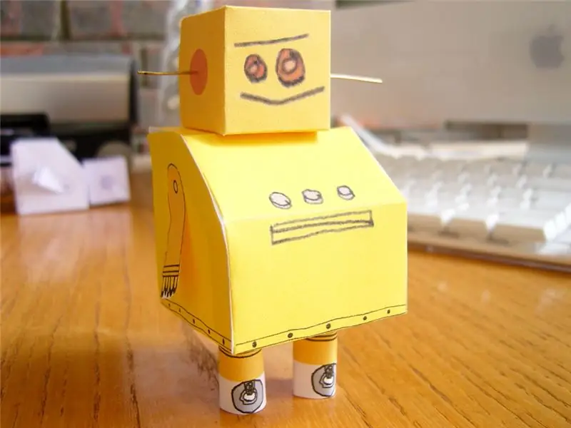 Instructables Robot -- Model papierowy: 8 kroków (ze zdjęciami)