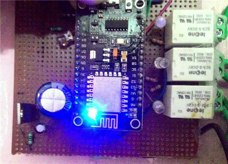 Interneti/pilvega juhitav koduautomaatika, kasutades Esp8266 (aREST, MQTT, IoT): 7 sammu (koos piltidega)