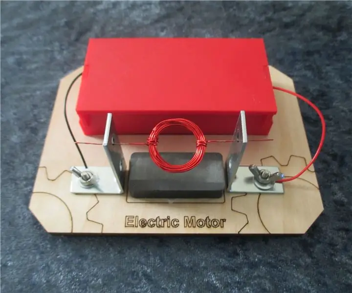 Elektrisk motor demonstration: 5 trin (med billeder)