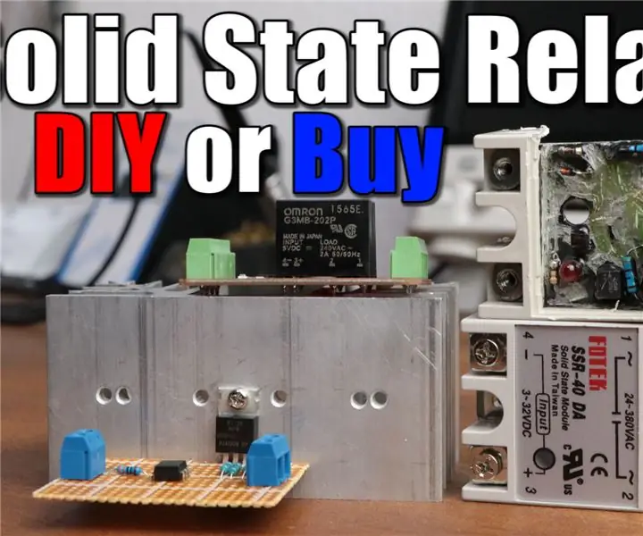 Buat Relay Solid State Anda Sendiri: 4 Langkah (dengan Gambar)