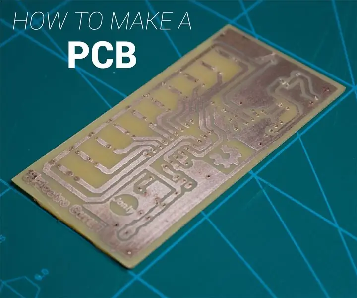 วิธีทำ PCB ที่บ้าน: 9 ขั้นตอน