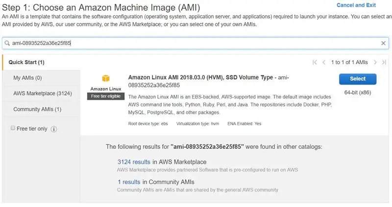 Настроить AWS EC2