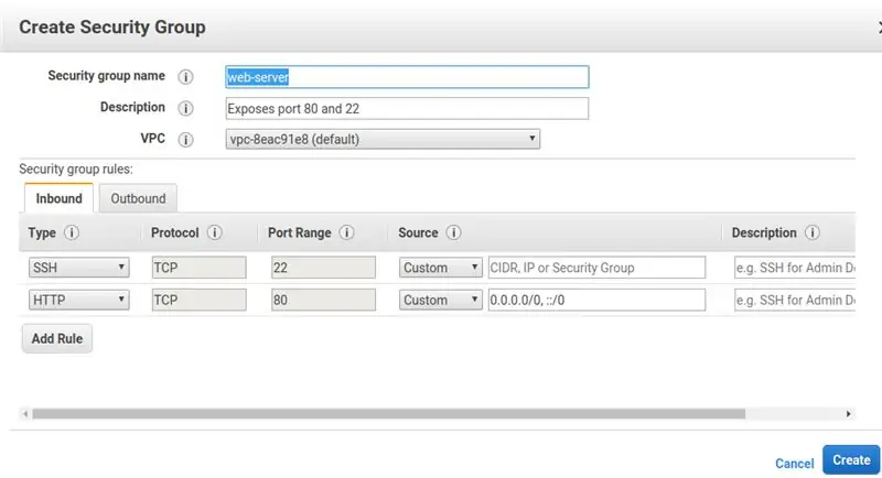 Configura il ruolo di sicurezza IAM per EC2