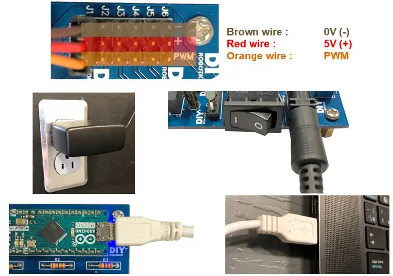 Hubungkan Robot + PCB + Perangkat Lunak