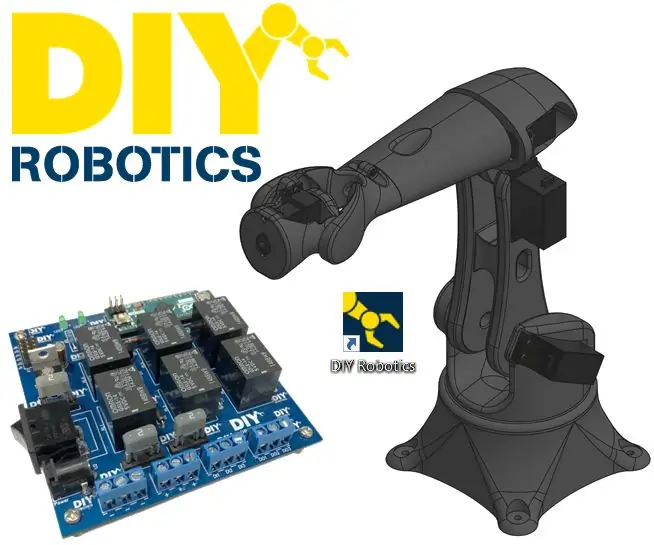 DIY robotika - Vzdělávací 6osé robotické rameno: 6 kroků (s obrázky)