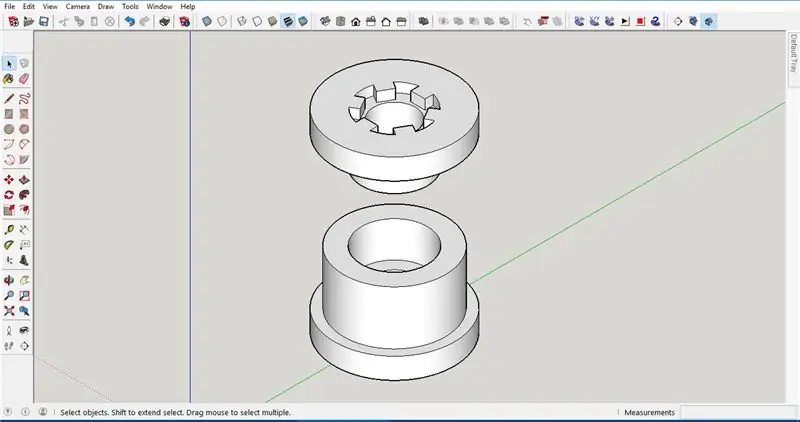 Model 3D Kumparan dan Pendukung Anda