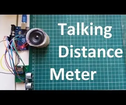 Distancia de conversación con Arduino Uno, el sensor ultrasónico HC-SR04 y el módulo de sonido WTV020SD: 4 pasos