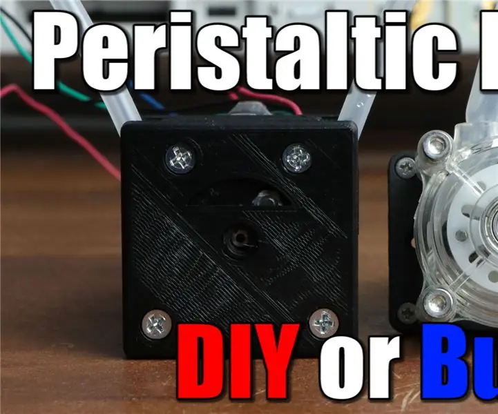 DIY peristaltisk pump: 5 steg (med bilder)