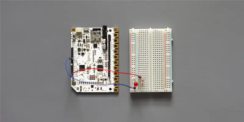 Připojte Touch Board k Breadboardu