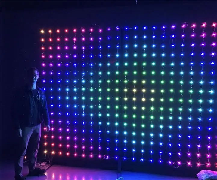 Enorme flexibele transparante LED-matrix onder $ 150. Makkelijk te maken: 8 stappen (met afbeeldingen)