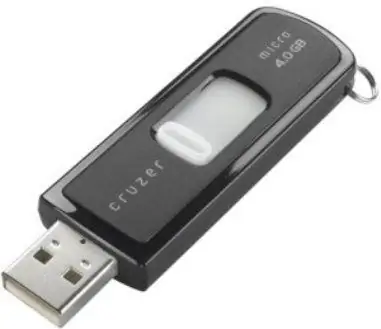 Kry 'n flash drive