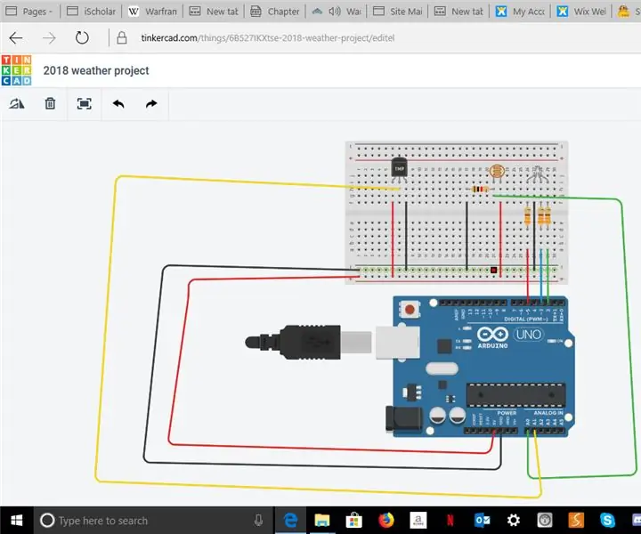 Weerstation met Arduino: 14 stappen