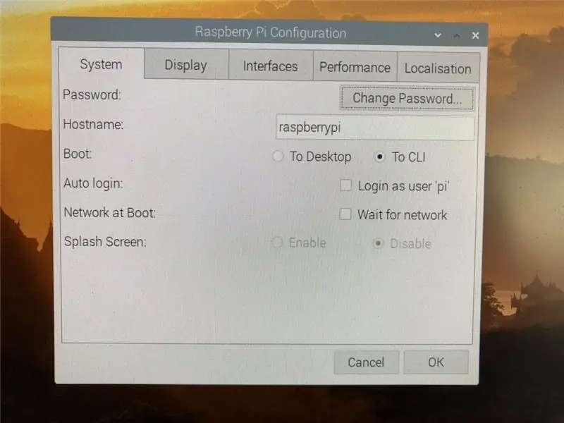 Configurazione del software del sistema operativo Raspberry Pi