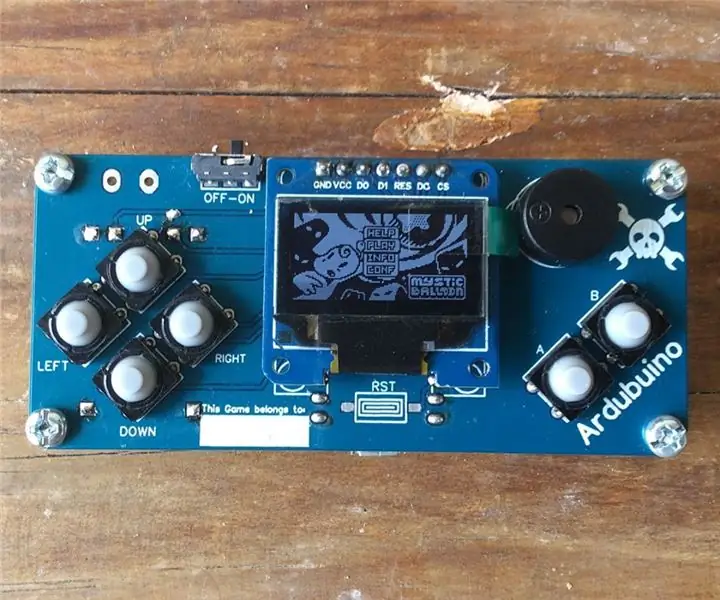 Ardubuino (استنساخ متوافق مع Arduboy): 5 خطوات