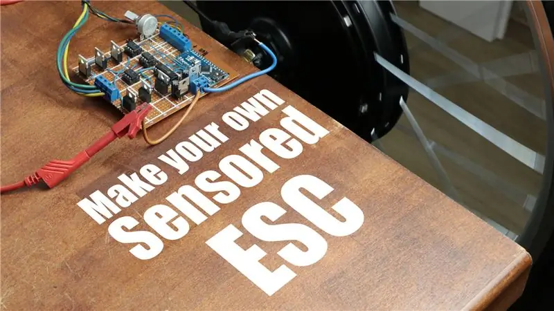 Buat ESC Tersensor Anda Sendiri