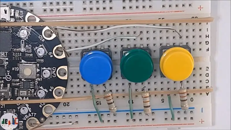 Constructie: Pulsadores Y Puertos Digitales De La CircuitPlayground