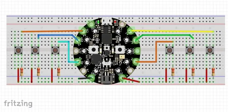 Montaggio en fritzing