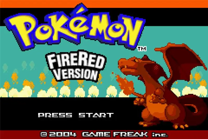 Chỉnh sửa ảnh viết màn hình tiêu đề Pokémon GBA