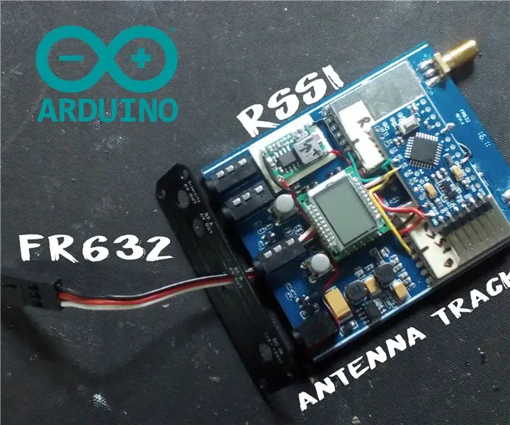 Arduino FR632 RSSI Antenna Tracker: 10 Hakbang