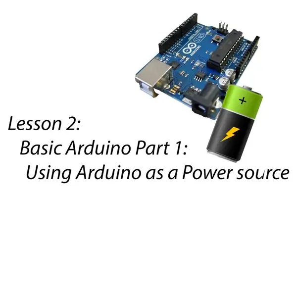 Lezione 2: Utilizzo di Arduino come fonte di alimentazione per un circuito