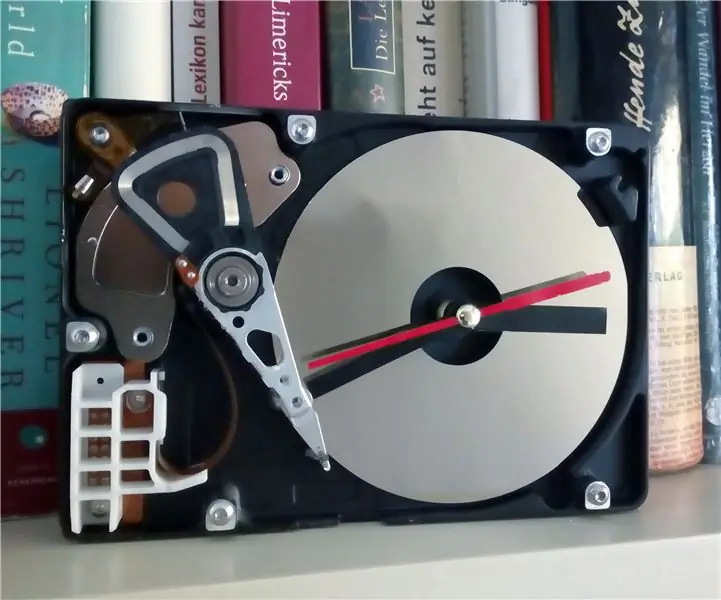 Jam Hard Drive Sederhana: 7 Langkah (dengan Gambar)