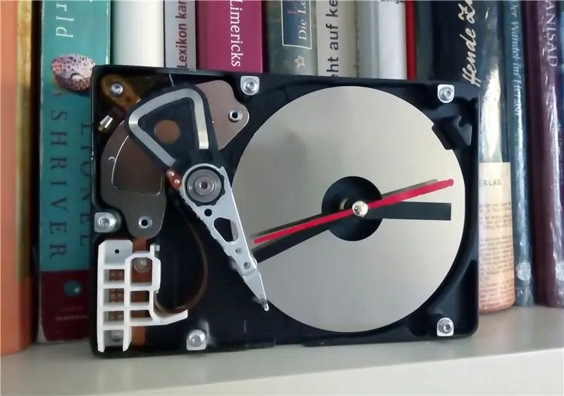 Enkel harddisk klokke