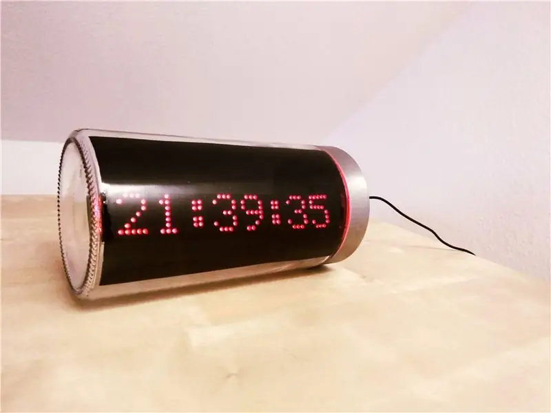 Reloj de matriz LED ESP8266